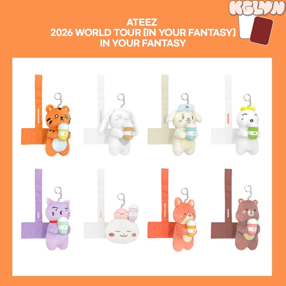 Официальный брелок-держатель для стакана ATEEZ 2026 World Tour In Your Fantasy Выбор участника