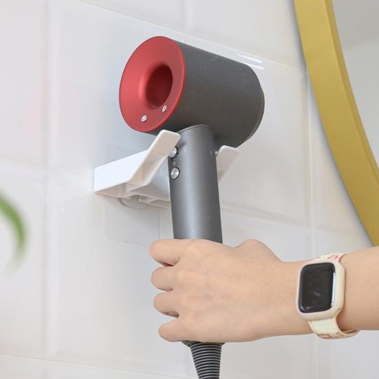 Подставка для фена Настенная Без перфорации Нескользящая Самоклеящаяся Высокая Несущая способность Водонепроницаемая Волосы