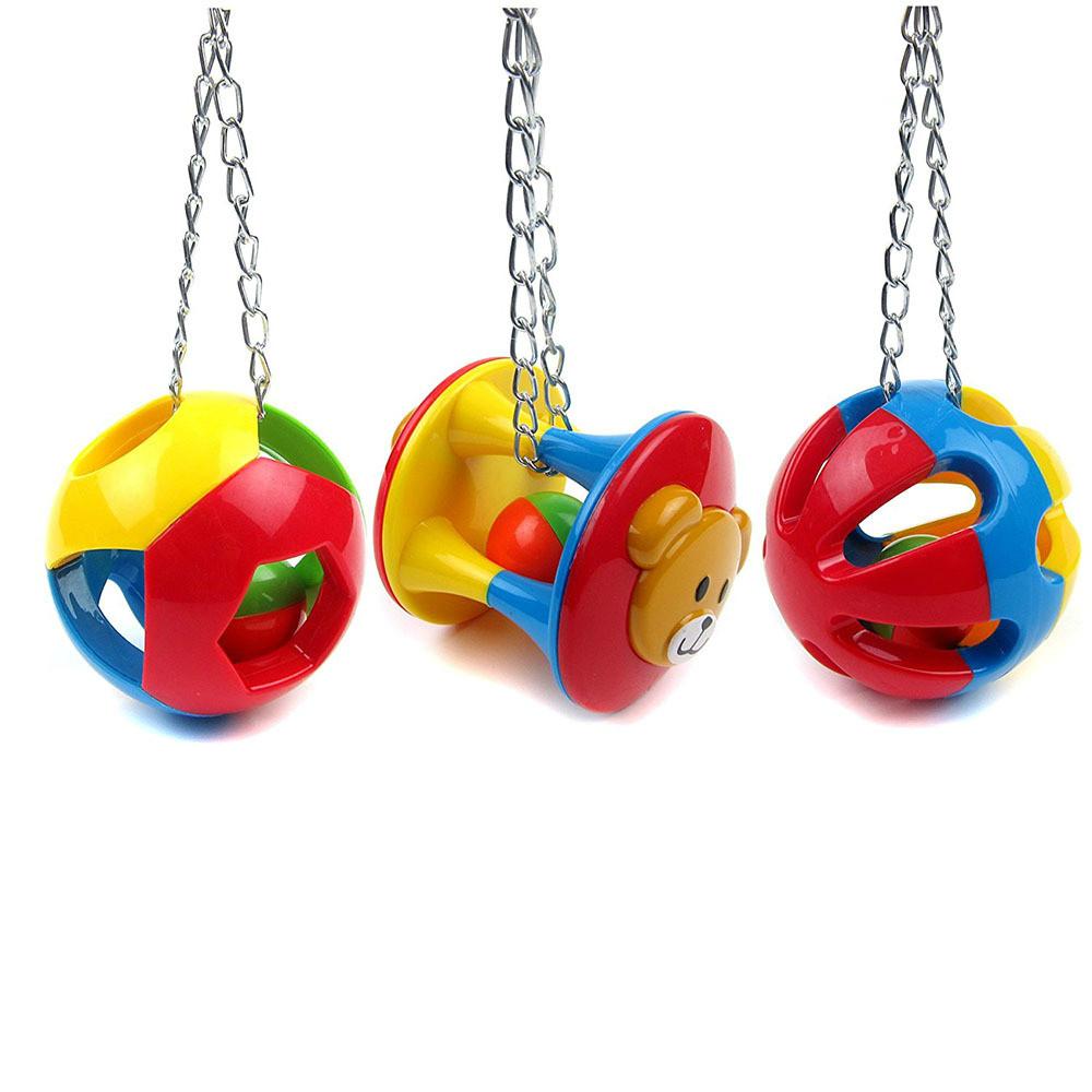 New Pet Bird Bites Toy Parrot Chew Ball For Parrots Swing Cage Hanging Cockatiel brinquedos Supplies