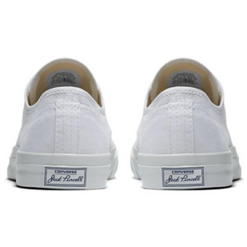 Converse Кеды Jack Purcell на шнуровке, низкие, парусиновые, унисекс, белые