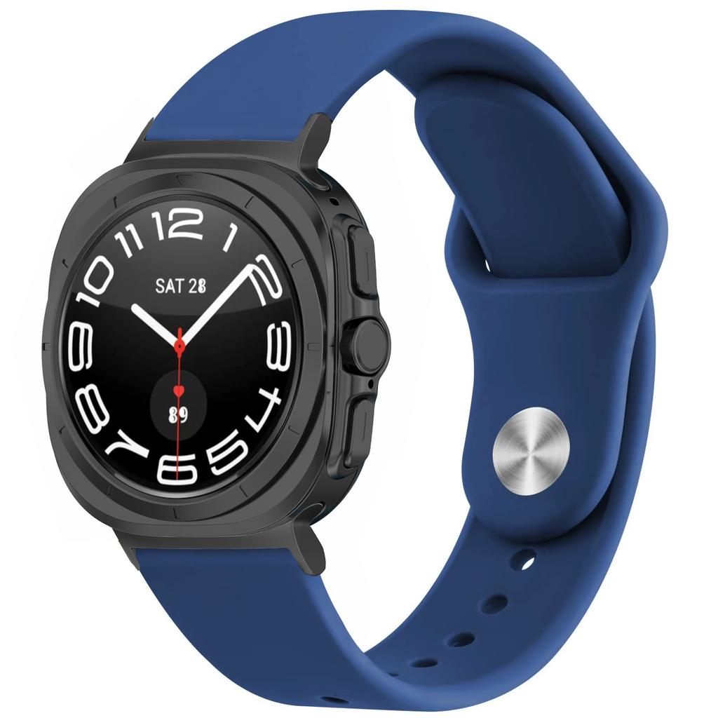 Спортивный силиконовый ремешок для Samsung Galaxy watch 7 ultra Ремешок 47 мм Аксессуары correa Браслет galaxy watch 7 FE 44 мм 40 мм 40 ремешок