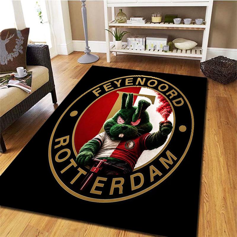 Feyenoord Carpet Rug for Living Room Bedroom Home Sofa Decoration,Kids play Non-slip Floor Mat
