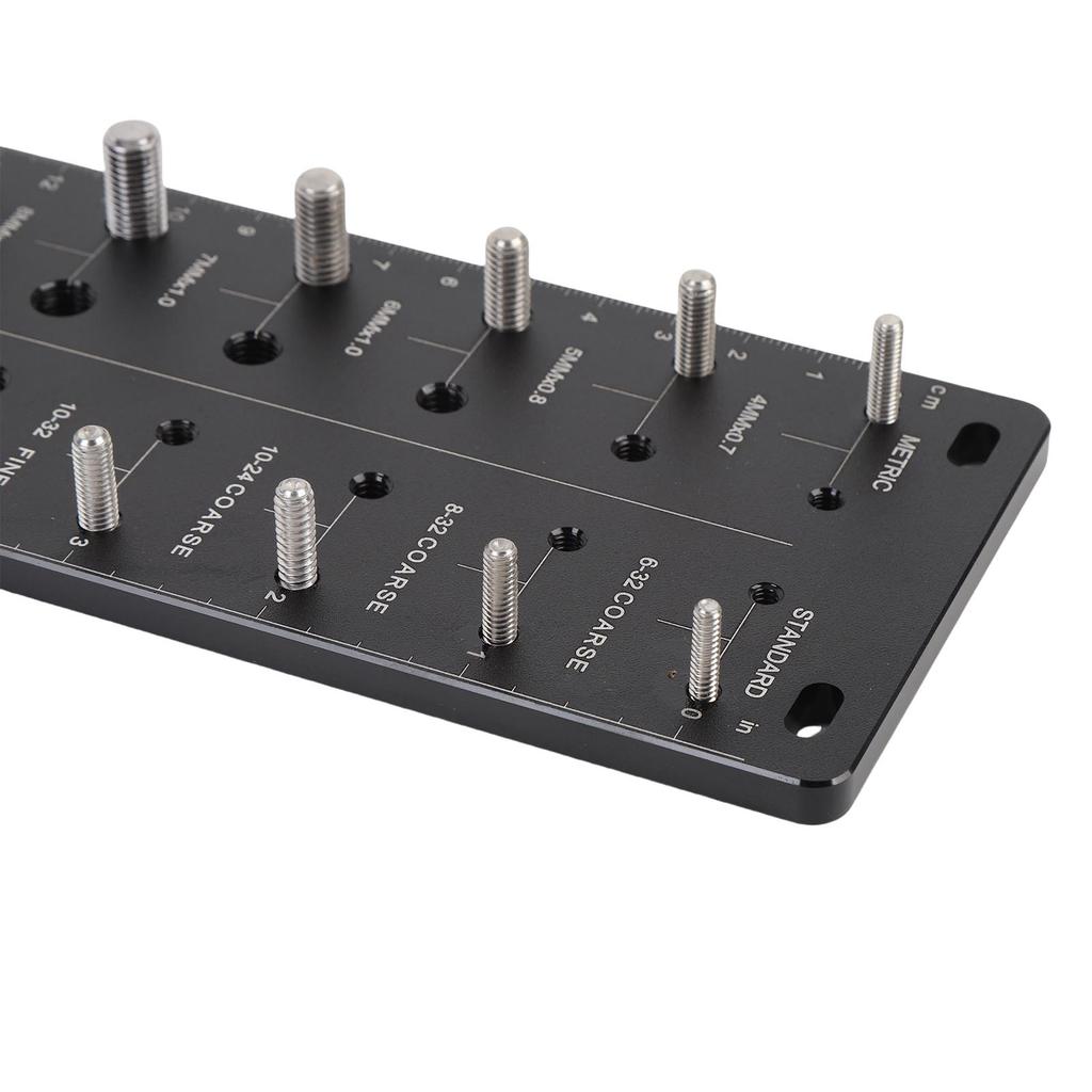 Thread Checker 28 Hole Metric Standard Board Metal Commonly Used Nut Screw Identifier Gauge Thread Checker Gauge Thread Checker