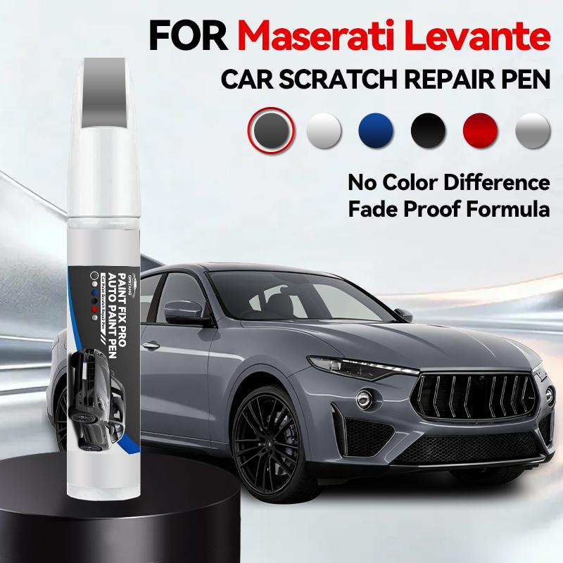 Car Paint Repair Pen For 2016-2025 Maserati Levante Paint Scratch Repair Accessories White 268A Black NMN Blue 406C Gray 571A