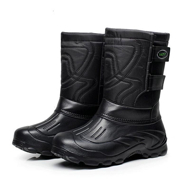 Winter Waterproof Insulated Snow Boots with Thick Soles - Lightweight and Cold-Proof for Delivery Workers and Outdoor Activities