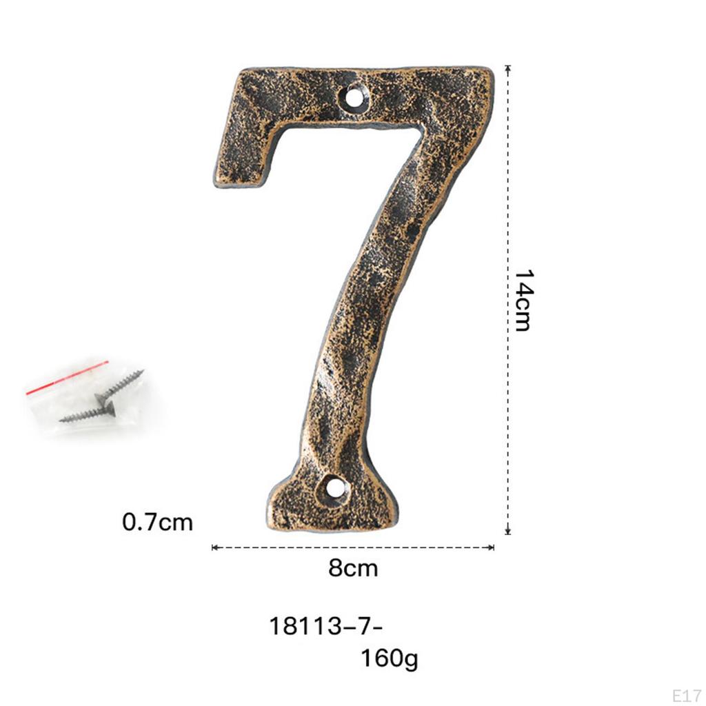 Номер дома, Чугун, Деревенский, Сделай сам, Почтовый ящик, Цифры, Номер адреса для двери, Для различных цифровых