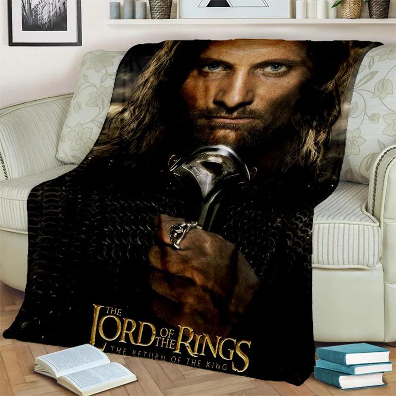 L-Lord of the Rings H-Hobbit HD Blanket,Soft Throw Blanket for Home Bedroom Bed Sofa Picnic Travel Office Cover Blanket Kids 3D
