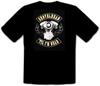Кастомный Велосипед Kustom Рокабилли Live To Ride Харли Чоппер Черная Футболка -320-
