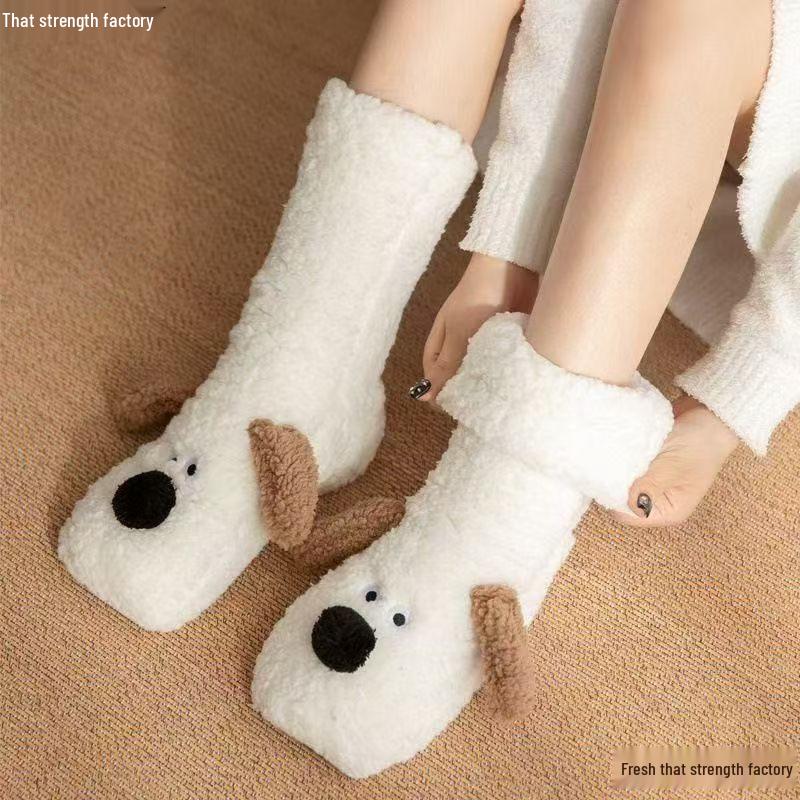 Праздничный набор носков: Уютные зимние носки для сна и снега, рождественские декоративные носки, гетры и тапочки