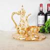 1 компл., набор старинных ретро-рельефных дворцовых духов, набор винных горшков, набор чашек из сплава для водки, свадебные украшения, коллекция подарков