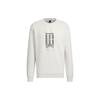 Wuji Logo Crew Sweatshirt with Geometric Print Men Sweatshirt Track-Grey IP4948