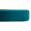 Fitted Sheet Percale Pure Combed Cotton Long Fibers 80 Threads/cm² with 35 Cm Pocket South Wind - Peacock - 90 X 190 Cm 35 C Pocke