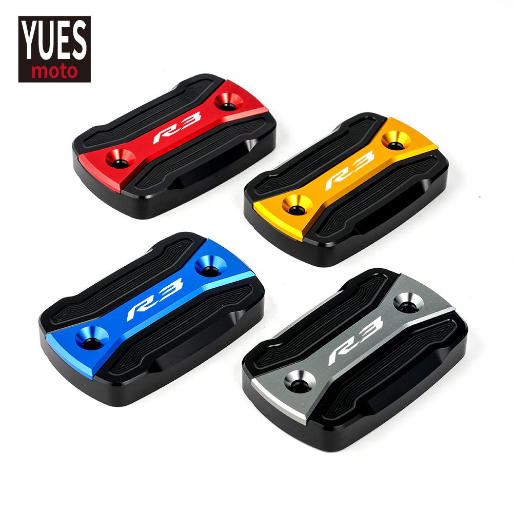 Motorcycle Accessories Flash Deals Front&Rear Brake Fluid Cylinder Master Reservoir Cover Cap Fits For YAMAHA YZF R3