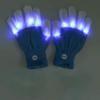 New LED Magical Glowing Gloves Flash Party Fingertip Lighting Light Stripes Creative Glove Outdoors Night Riding Luminous Device