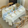 Прямоугольная скатерть, водостойкая маслостойкая крышка для стола, украшение для вечеринки, дома, свадьбы, кофейни, обеденная крышка с геометрическим узором