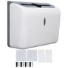 Paper Towel Dispenser Wall Mounted Safe Sturdy ABS Glossy Corner Bathroom Paper Towel Holder for