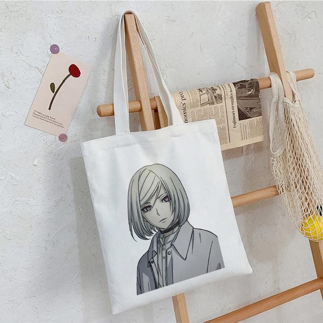 Akudama Drive Killer, холщовая сумка из японского аниме, большая вместительная модная женская сумка, винтажные ручные сумки, классическая сумка на плечо