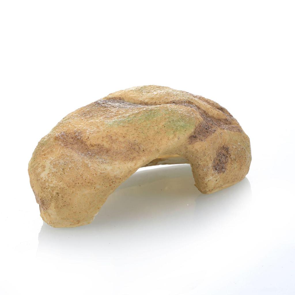 Пещера-укрытие для рептилий и платформа для черепах, смоляное украшение - искусственная скала для аквариумов.