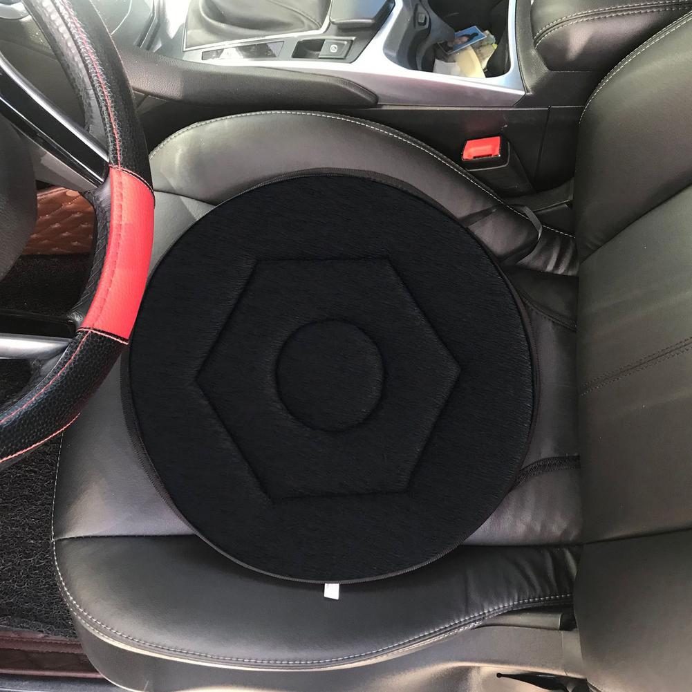 Вращающаяся подушка для автомобильного сиденья, удобная для пожилых людей, беременных женщин, людей, испытывающих неудобства при посадке и высадке из автомобиля