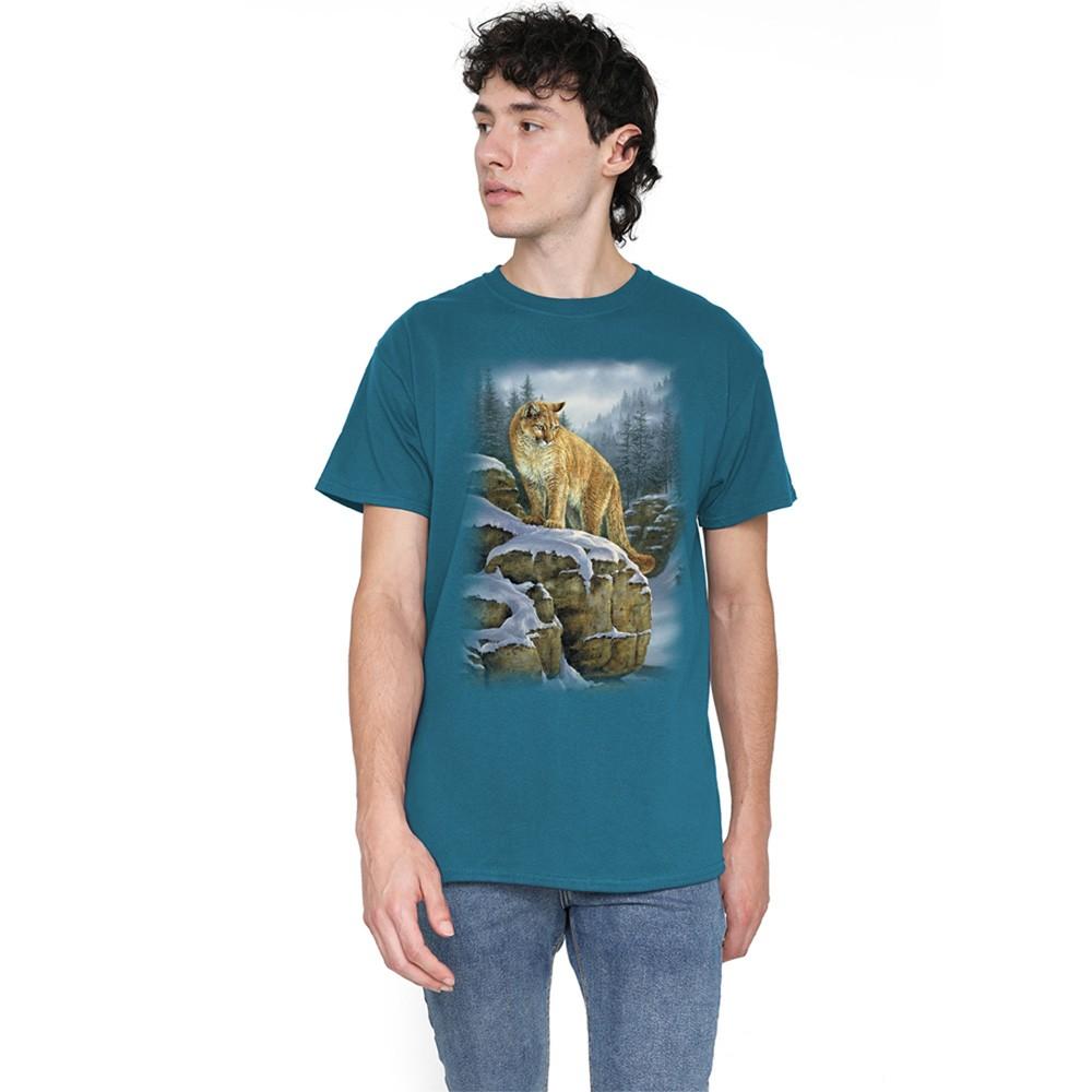 Wildlife Misty Canyon Cougar T-Shirt S-3XL Slate