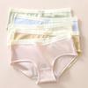 5 шт. Трусы простые однотонные тонкие женские трусики удобные со средней посадкой трусики леди