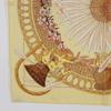 HERMES Carree42 scarf AMOURS Amore Sunflower yellow silk Women Used