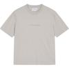 Loose Solid Color Round Neck Short Sleeve T-Shirt Men Tops Light-Gray 40HM228K6B