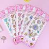 Heart-Shaped Crystal Stickers for Kids' Costume Party & Christmas Decorations - DIY 3D Diamond Stickers