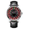 LIGE Fashion Men Watch Rotating Dial Las Vegas Roulette Desktop Theme Watch Men Waterproof Luminous Clock Watches Creative Clock