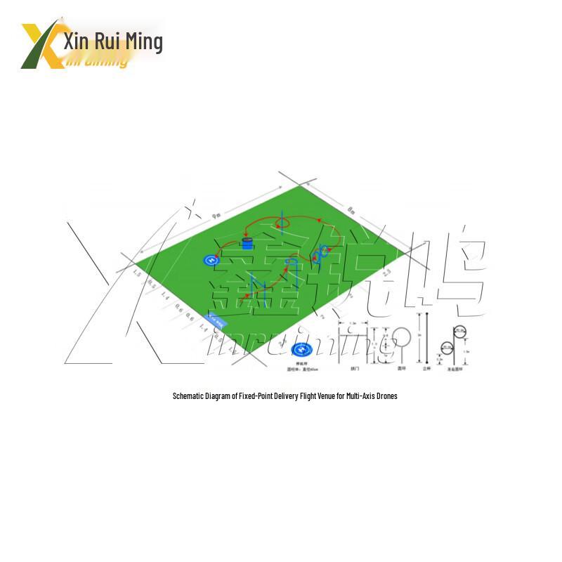 Drone Bombing Mission Training Track Set