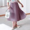 Summer 2025 Kids' Japanese Style Pleated Midi Skirt