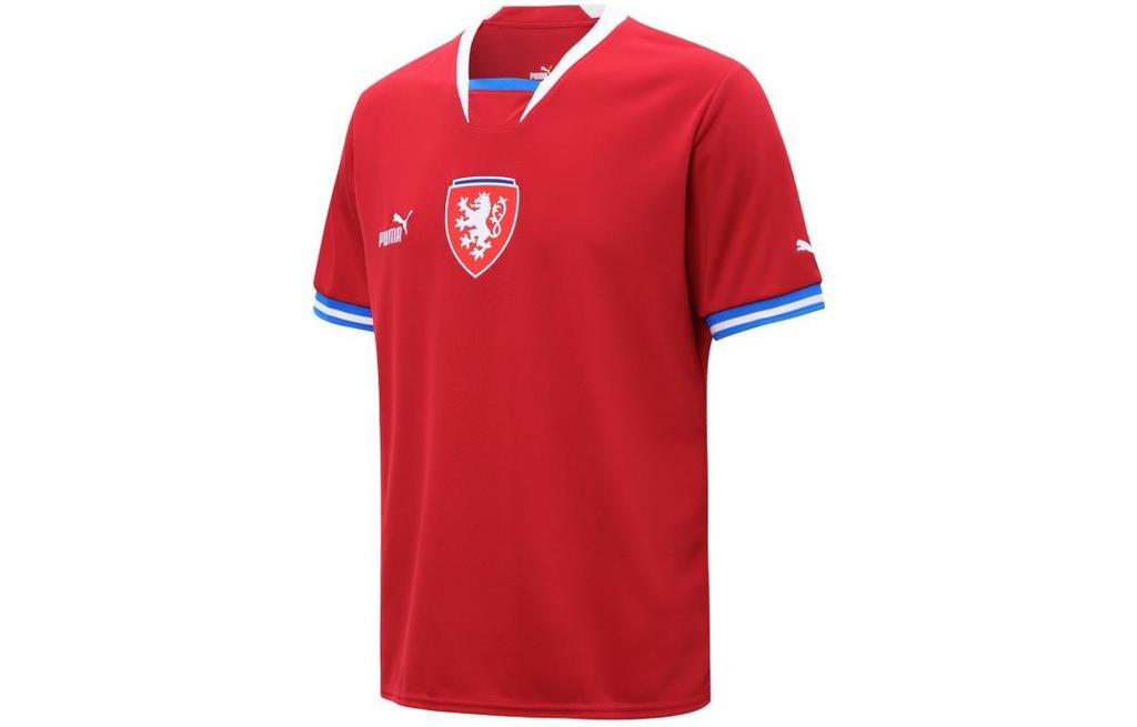 Men's PUMA Czech National Team Comfortable Soccer Jersey Men's