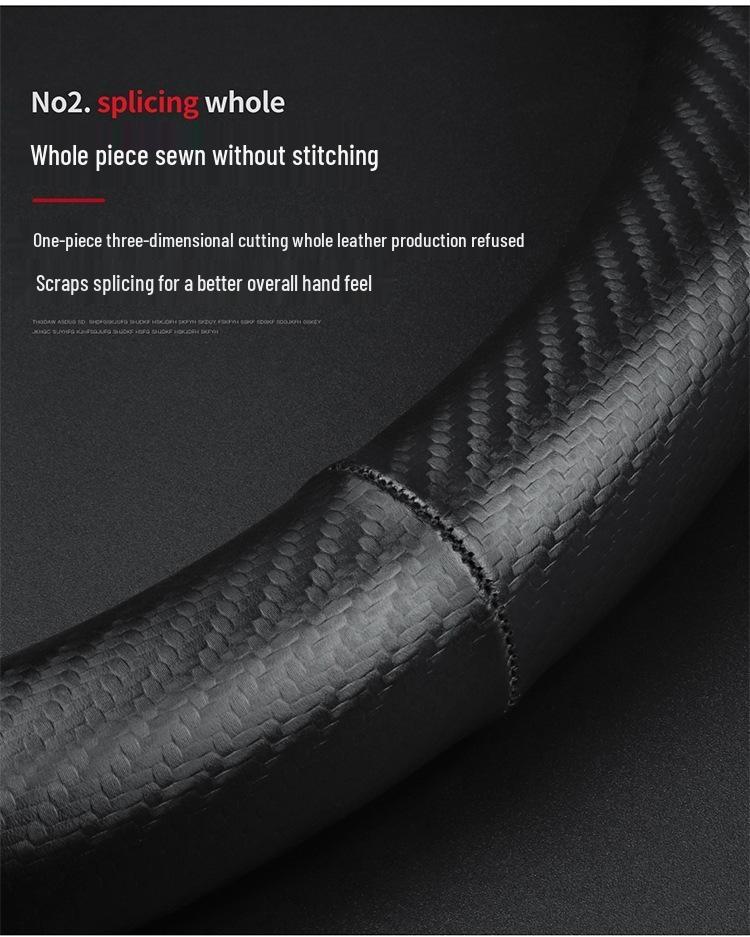 Premium Genuine Leather Steering Wheel Cover for Buick: Excelle, Regal, LaCrosse, Envision, Velite, Verano, GL6