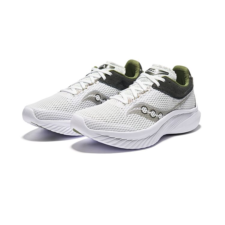 SAUCONY Kinvara 14 Легкие Удобные Амортизирующие Низкие Кроссовки для Бега Мужские кроссовки Белый Зеленый S20823-34