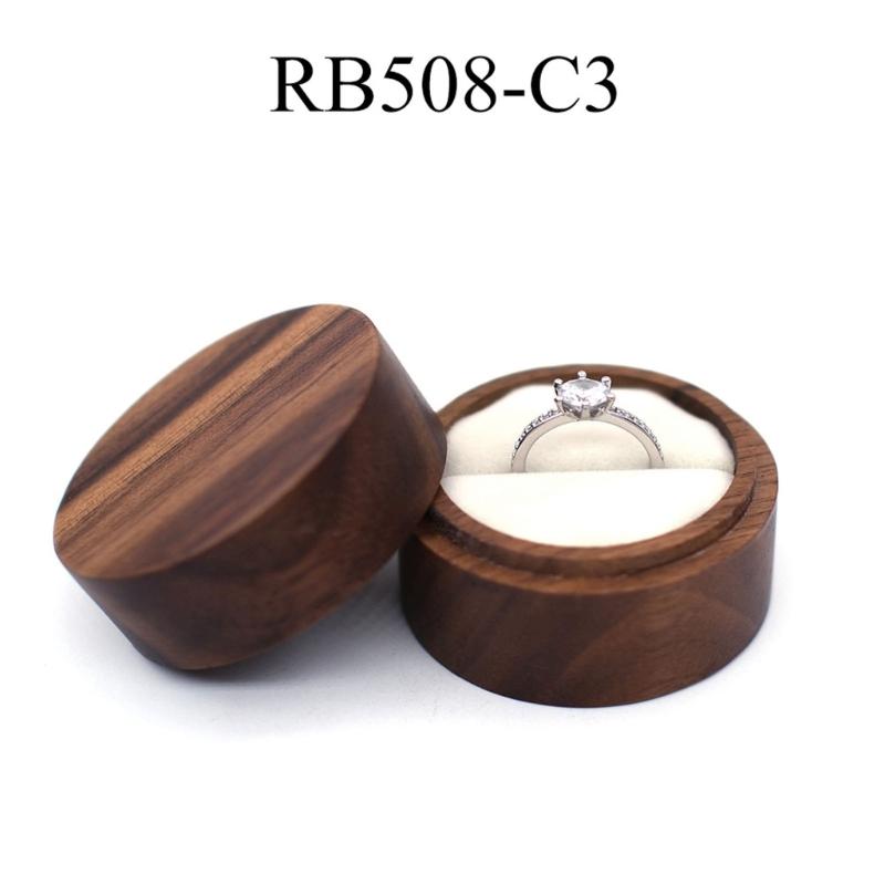 Rings Display Box Wood Rings Storage Case Jewellery Organiser Storage Chest For Engagement Proposal Jewelry Display