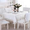 Table Cloth White Table Cover Europe Luxury Embroidered Tablecloth Water Soluble Lace Tablecloths Wed Decor Coffee Living Room