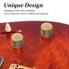 8PCS Metal Guitar Knobs Set Bronze Color Musical Instrument Accessories  Electric Guitar Accessories