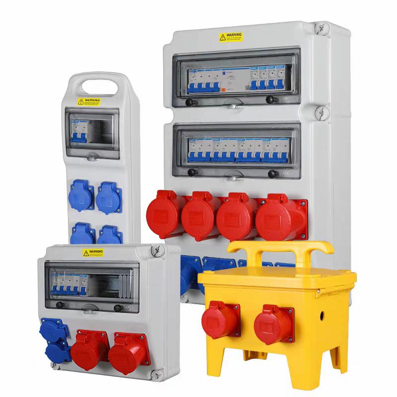Qingze Outdoor Waterproof Industrial Socket Bag - Mobile Plastic Distribution Box for Maintenance