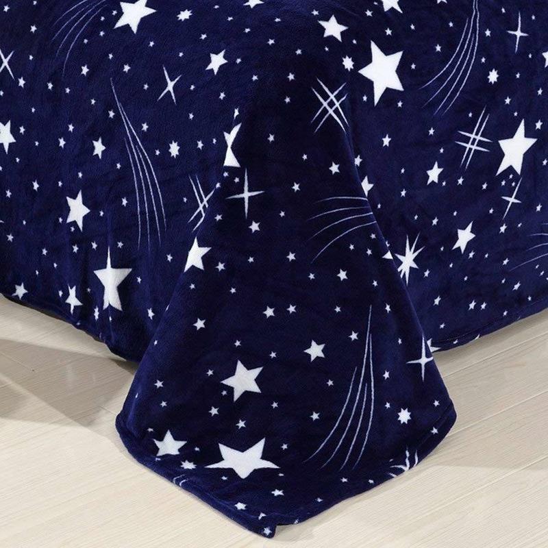 Falai Fleece Blanket Micro Plush Fleece Flannel Blanket Super Soft Warm Solid Throw Rug Sofa Bedding