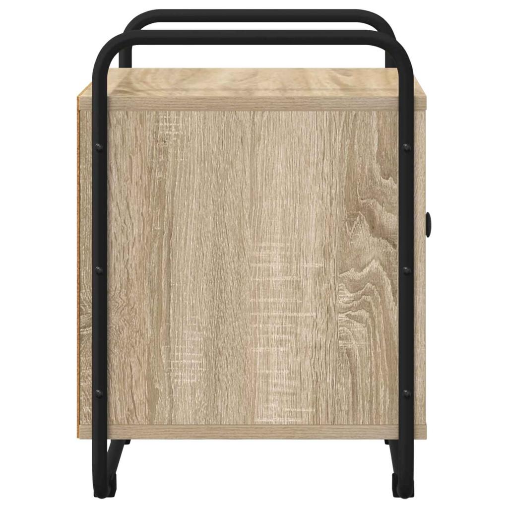 Nightstand 2 Pcs. Sonoma Oak Engineered Wood