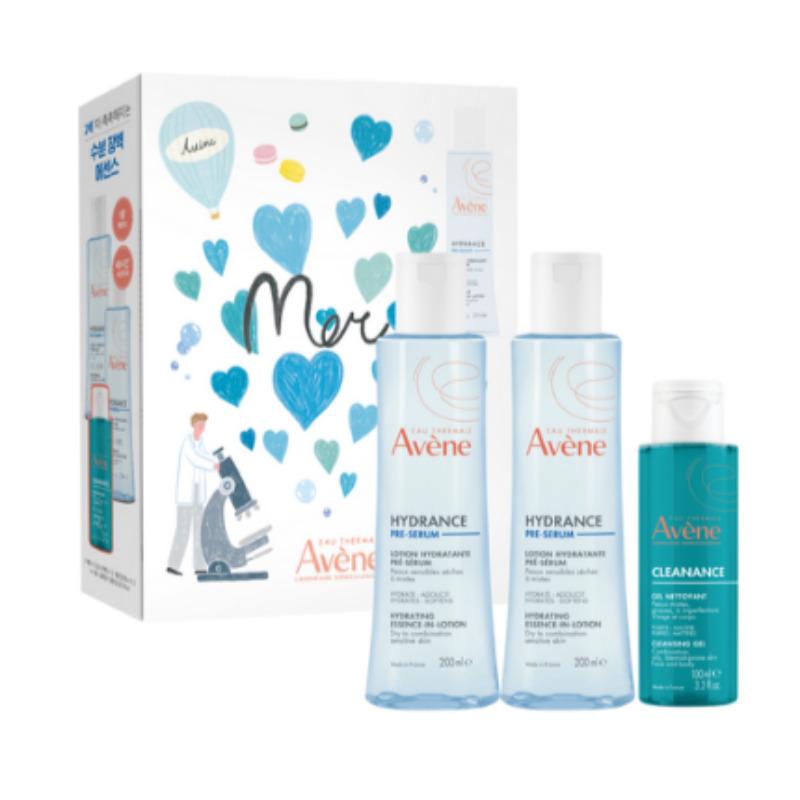 Avène Hydrance Essence in Lotion 200ml Double Set (+Clinians Cleansing Gel 100ml)