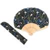 Shoroku Summer Fan with Fan Fashion Day and [Nishikawa Shoten] Case, Soleil, Women's Fan, Gift, Mother's (Flowers Birds)