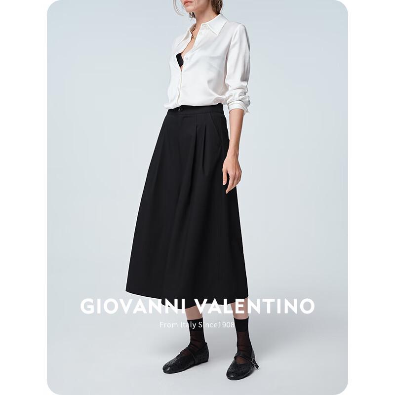 Женские укороченные брюки свободного кроя с широкими штанинами GIOVANNI VALENTINO