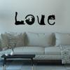 LOVE Cat Silhouette Деревянное настенное украшение Милая форма кошки Художественные буквы Домашнее настенное украшение