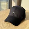 Spring and summer new style simple embroidered letter hard-top baseball cap for women, Korean version, suitable for large head circumference, makes