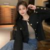 Повседневная женская куртка 2023, весенне-осенняя модная темпераментная универсальная короткая верхняя куртка во французском стиле во французском стиле, шикарное элегантное женское пальто для путешествий