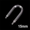 Transparent Glass Co2 Refiner U Shaped Air Pipe Connector Fish Tank Aquarium Equipment N