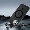 Armored case for iPhone 17, Matt Case, for MagSafe, matte with black frame