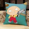 Чехол на подушку Family Guy Аниме, Двусторонний принт, Подушка для дивана, Подушка для изголовья кровати