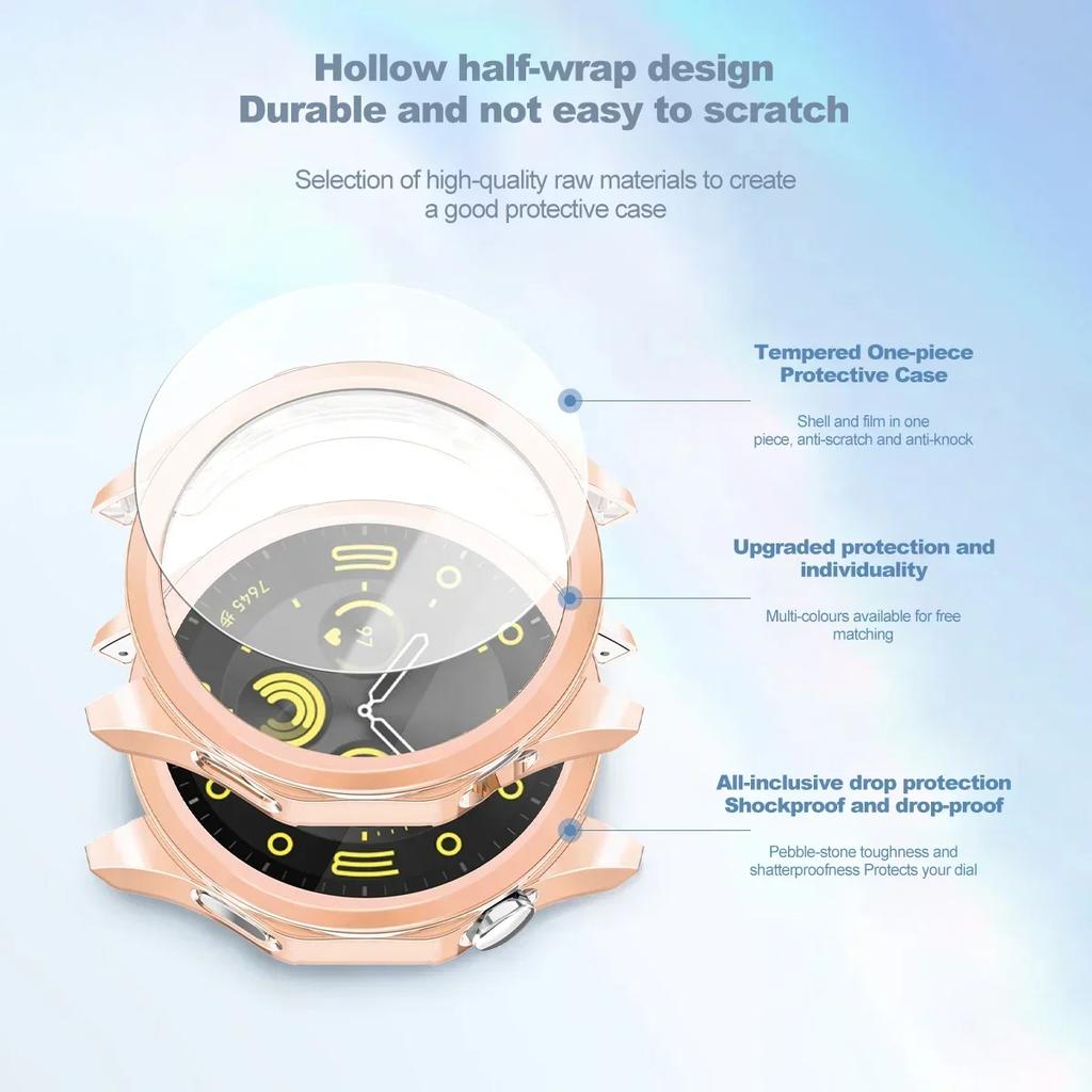 Мягкий чехол-защита экрана из ТПУ для Huawei Watch GT4 46 мм, полноразмерный бампер, защитное покрытие от царапин для корпуса Huawei Watch GT 4